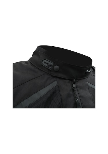 Gp Kompozit Mnty001 Yazlık 5 Korumalı Motosiklet Montu Siyah