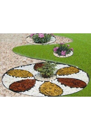 Çim Ayırıcı 20 M Çim Sınırlayıcı Taş Toprak Ayırıcı Çim Bariyeri