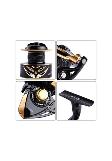 Novahub Altın 12+1bb Döner Balıkçılık Reel 5.2:1 Hızlı Dişli Oran 1000-4000 3000 Balık Tutma Makarası