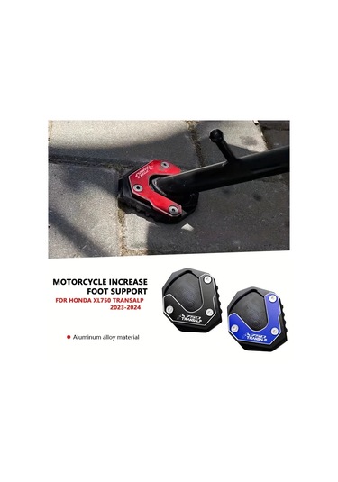 Xuweiwei Blue Honda Transalp 750 2023 Xl750 Motorcycle Kickstand Foot Side Stand Enlarger Pad