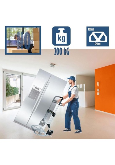 Max Extra Fw-90l Katlanır Koli Taşıma Arabası 200 Kg