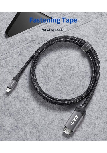 Jsaux Usb C Type-c To Hdmı Görüntü Aktarım Kablosu 4k 60hz Usb 3.1 Type-c Hdmı 2.0 Kablosu
