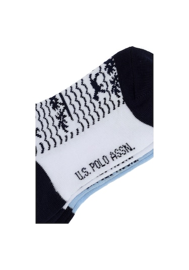 U.s. Polo Assn. Erkek Çocuk Beyaz Çorap Patik 50311350-vr013 Beyaz