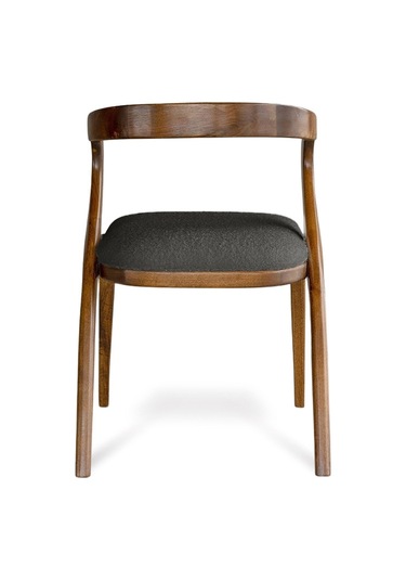 Akrep Antrasit Ceviz Ahşap Sandalye