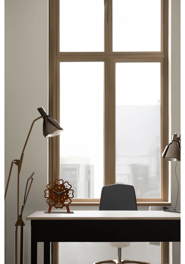 Mercan Model Metal Lazer Kesim Akar Sessiz Mekanizmalı Masa Saati Bakır