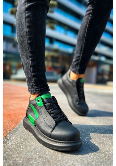 Ch131 Gst Frogner Erkek Bot Sıyah / Yesıl 001