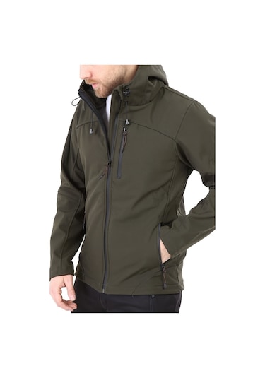 Ghassy Co.Erkek Içi Polarlı Su Ve Rüzgar Geçirmez Softshell Mont (538407635)