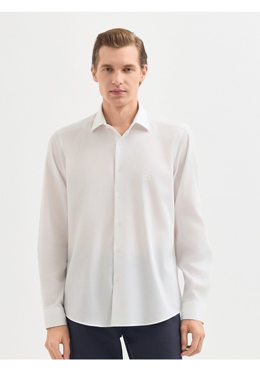 Karaca Erkek Modern Fıt Gömlek-beyaz 11.25w.04.023 Beyaz