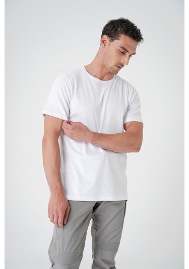 Mecanık Casual Neo Organic T-shirt Beyaz