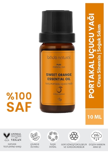 Bade Natural Portakal Uçucu Yağı %100 Saf 10 ML