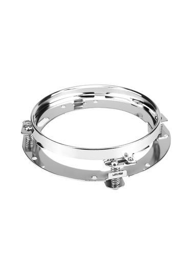 Yaozixa 7 İnç Çelik Far Tutucu, Jip Wrangler/bj40/atv İçin Dayanıklı, Titreşim Azaltıcı, Led Far Sabitleyici