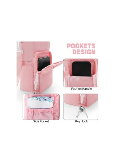 Suntek Su Şişesi Taşıyıcı Dış Hava Aktiviteleri İçin Pembe