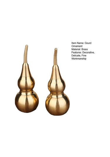 7cm Yaratıcı Kabak Dekoru Cilalı Pürüzsüz İyi Şanslar