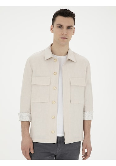Pierre Cardin Erkek Bej Ceket 50285546-vr011