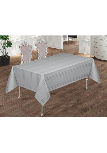 Dertsiz Masa Örtüsü 160x220 Gri Çok Renkli