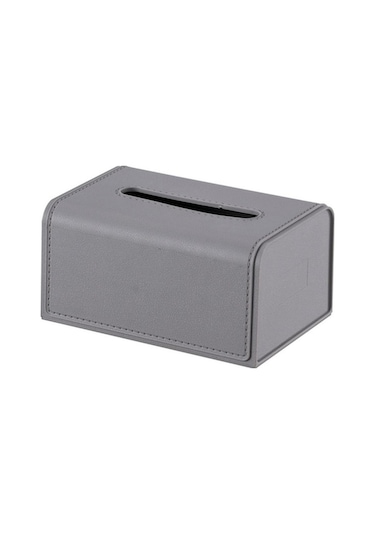 Tongxida Özgün Renk: Gri, Bosphorus Pratik Pazly-pu Mendil Kutusu Kağıt Deri Depolama Gri