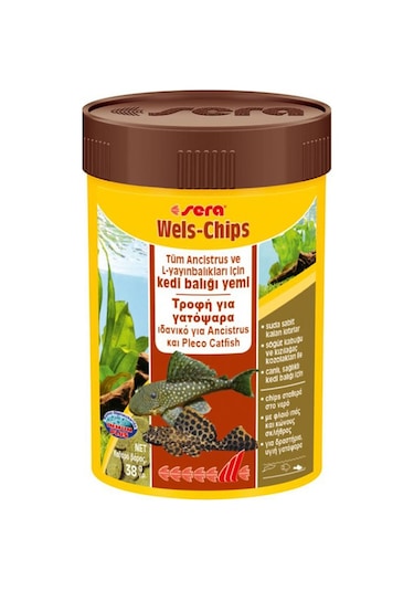 Sera Wels-Chips Dip Balıkları İçin Cips Yem 100 Ml