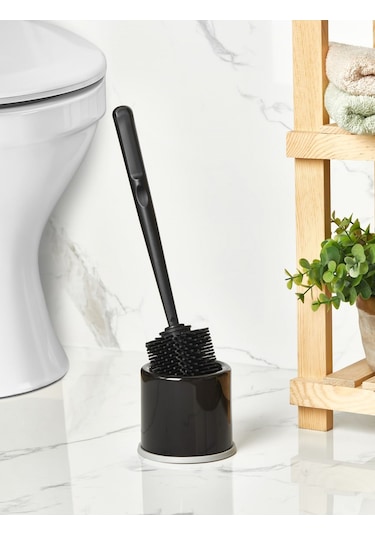 Wc Tuvalet Fırçası Seti Siyah