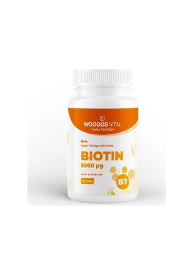 Wooggs Vital Biotin İteg 120 Tablet