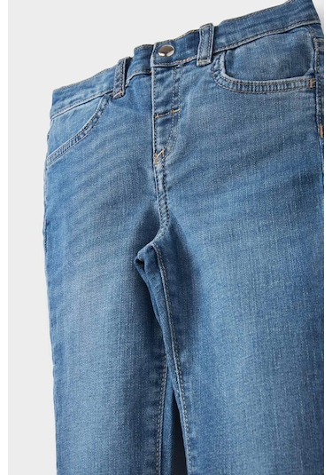 Defacto Kız Bebek Straight Fit Düz Paça Jean Pantolon D1534a525aunm28 Mavi