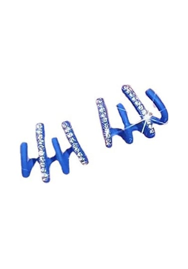 Samdoo Köy Tarım Çekiç Modeli Taşlı Simli Eşkenar Nostaljik Küpe - Alüminyum Çelik Sarı - Kross Border Grup Alımı Gold