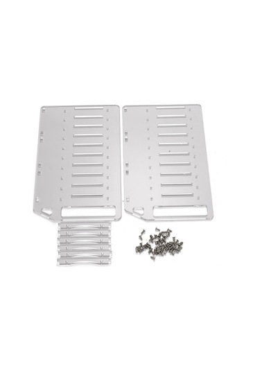 Jeemson Akrilik Disk Taşıyıcı 10 Konaklı - Özelleştirilebilir 4-10 Bay Seçenekli, Hızlı Kurulum, Soğutma Ve Sabitlik Artırıcı