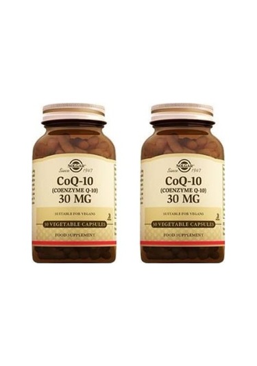 Solgar Coenzyme Q-10 30 Mg 30 V-Kapsül 2 Adet