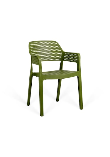 Hawaii Kollu Kafe Ve Balkon Sandalyesi 2'li Yeşil