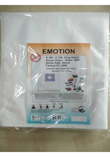 Elektrikli Süpğrge Toz Torbası