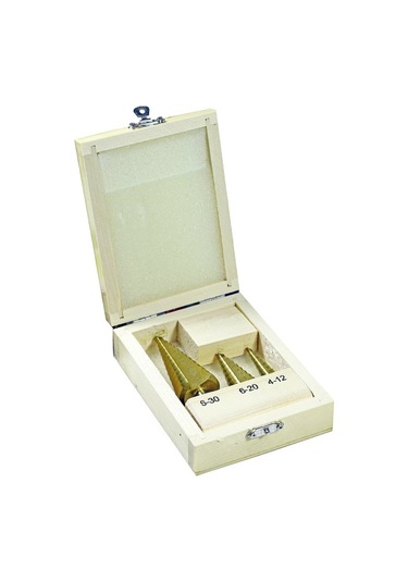 Knisaw Ks51699 Kademeli Saç Delme Seti Titanyum Kaplama 3  Parça