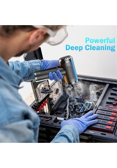 Joyhub Temizlik Için Basınçlı Hava Silgi, Şarj Edilebilir Taşınabilir Temizleme Kiti, 3 Hız Küçük Elektrikli Akülü Hava Üfleyici Egıe0q