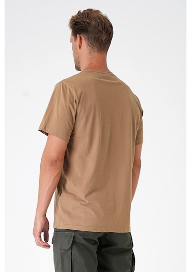 Mecanık Casual Neo Organic T-shirt Camel
