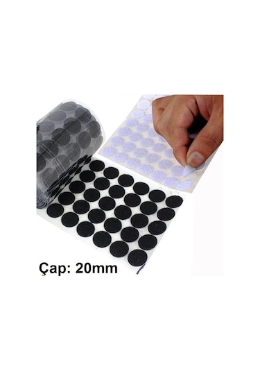 Arkası Yapışkanlı 20 MM Cırt Cırtlı Bant