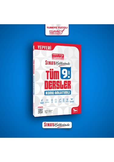Sınav Yayınları 9. Sınıf Tüm Dersler Konu Anlatımlı