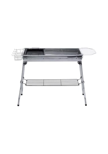 Portatif Katlanabilir Mangal - Madfox Grilmate Bbq - Silver - 547307 Diğer