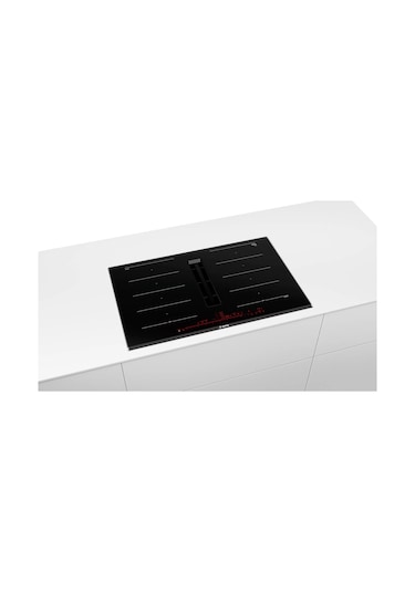 Bosch PXX875D67E Davlumbaz Entegreli İndüksiyonlu Ocak Siyah