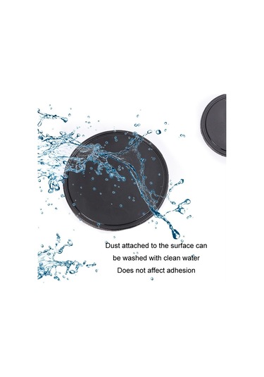 Sones 10 Adet 8 Cm Araç Yuvarlak Güçlü Yapışkan Kaymaz Pu Mat