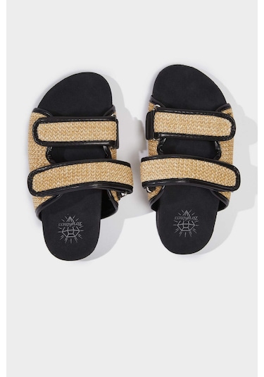 DeFacto Kız Çocuk Düz Taban Terlik E7810A825SMBG26 Bej