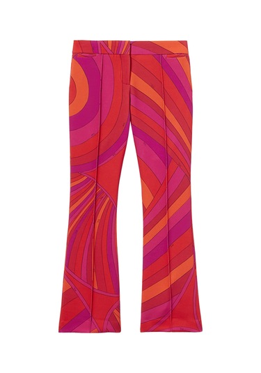 Pucci Iride Baskılı Sıfır Paça Pantolon Çok Renkli
