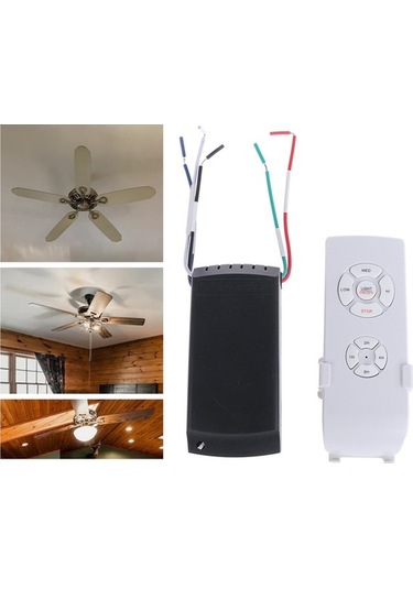 Pazly Vantilatörü Uzaktan Tavan Suntek Seti Kumanda Işık Dorm Club Gy