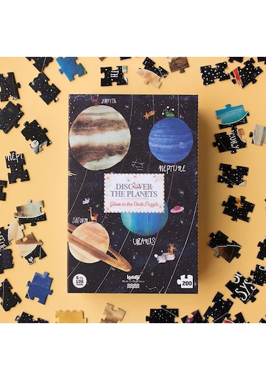 Londji Discover The Planets 200 Parça Puzzle Canlı Renkler