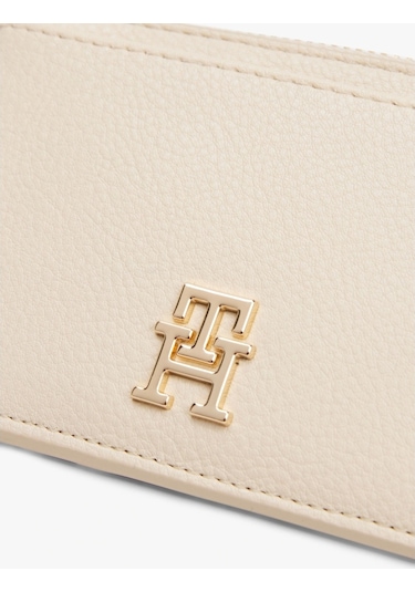 Tommy Hilfiger Th Dıstınct Long Cc Holder Kadın Bej Kartlık Aw0aw17481acı Bej