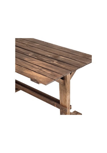 Weblonya Bahçe Masası Mutfak Yemek Masası 5139 Kahverengi