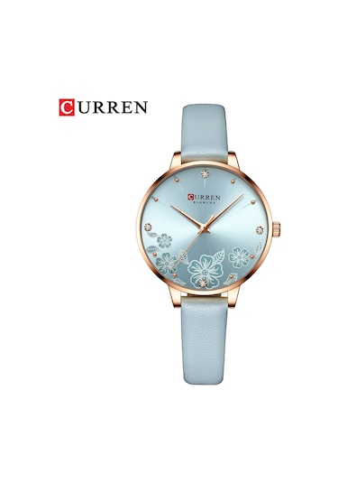 Leezsing Curren 9068 Kadın Klasik Kuvars Saat, 3atm Su Geçirmez Deri Kayış, Günlük Kullanım İçin Şık Ve Rahat Çok Renkli