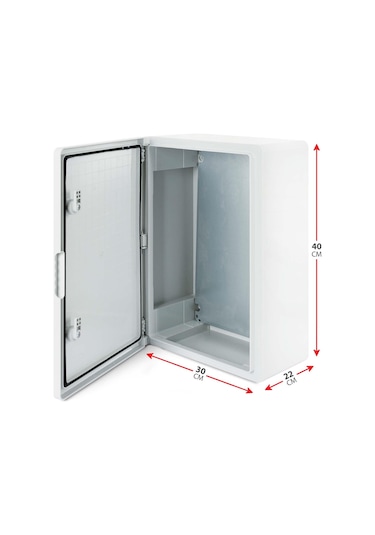 Akiş Akab-300220 Opak Kapaklı Abs Plastik Elektrik Panosu (30X40X22 Cm)