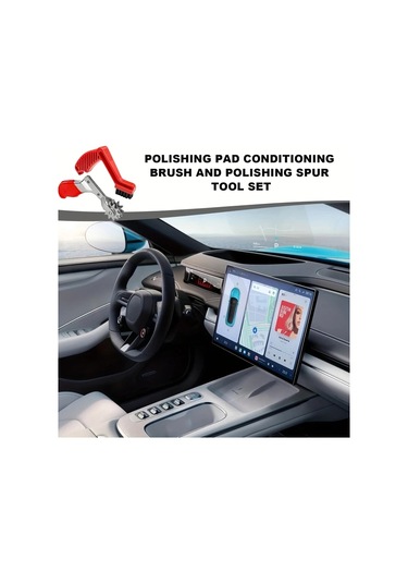 Fochsia 2pcs Cila Pedi Temizleme Aracı Parlatma Süngeri Zımpara Disk Fırçası Araç Mum Leke Fırçası