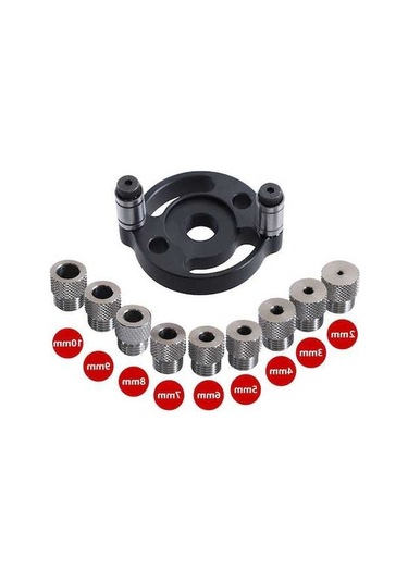 Wondernest Yuvarlak Plank Ahşap İşleme Ekleme Düz Delme Delik Bulucu, Ağaç İçin Hassas Kılavuz, Model Mr