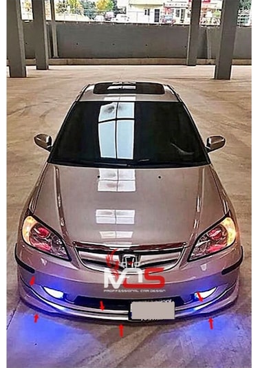 Honda Civic Vtec 2 Makyajlı S2000 Ön Tampon Eki Fiberglass Boyasız