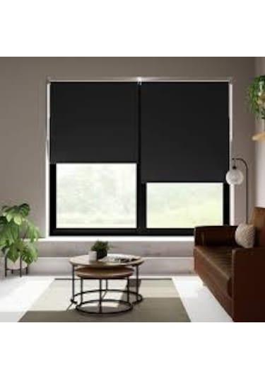Siyah Blackout Karartma Stor Perde Siyah