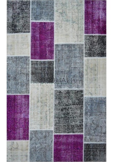 Hoom Rugs Kırkyama 101 Purple Multy El Dokuma Kilim